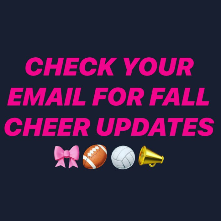 Fall Cheer Update 🎀🐾📣 <a href="/CATA_Athletics/">CATA Athletics</a>