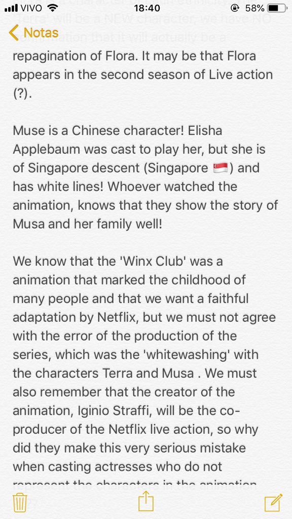 FateASagaWinxBR's tweet photo. 📣 ABOUT THE TAG 'WE LOVE YOU ELIOT SALT' 📣

Since earlier today we tried to upload the tag, our goal was to support the actress, but NOT the error of Netflix‼ ️‼ ️

Read the text below to clarify the situation ❕❕❕

#FateTheWinxSaga #FateASagaWinx #FateNetflix #winxclub https://t.co/qAvAJmKSGS