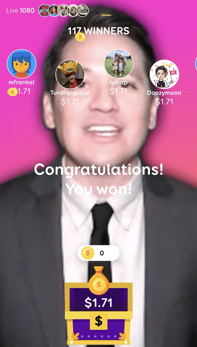doozymoon's tweet photo. Happy to win the last game of #Songpoplive today! Bummed it’s over but thankful for the fun this app has brought the last year. Thank you @BlazeMancillas for the farewell game. Gonna miss you guys! 💜 https://t.co/GRnEghsK5p