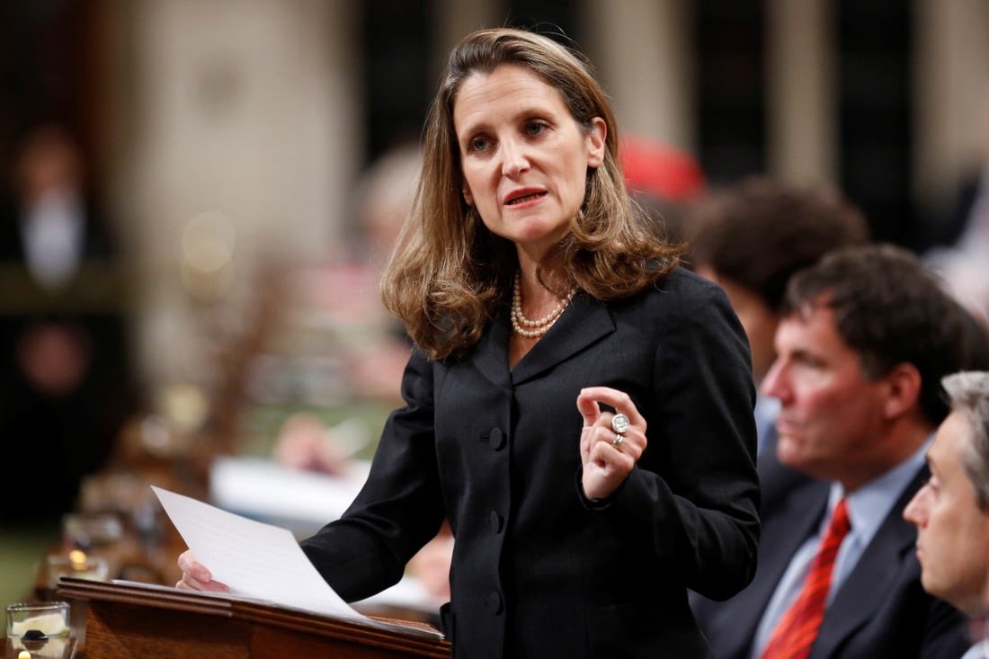 Freeland had, throughout her career, celebrated and embraced her Nazi grandfather and made him a central part of her personal narrative. Her first speech in the House of Commons referred to the sacrifice and courage of her grandparents’ fight for Ukrainian freedom. (15)