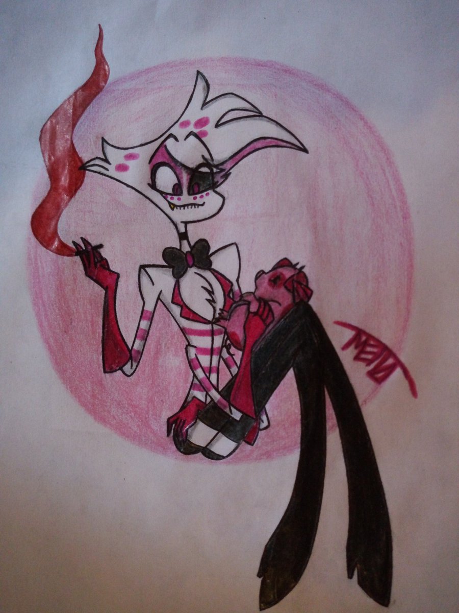 Metta_OhYes's tweet photo. ✨Fifth day of the "angel dust week"✨
"secret comfort"✨
#AngelDustWeek
#angeldustfanart
#FattNuggets
#HazbinHotelFanart https://t.co/DKx0M7a0su