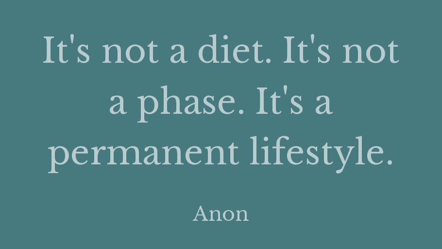 vgnvox's tweet photo. It's not a diet. It's not a phase. It's a permanent lifestyle.-Anon https://t.co/42PLNjdIgw