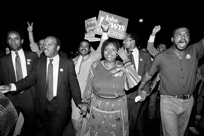 The message of John Lewis's 1986 Congressional campaign: "Vote for the tugboat, not the showboat."

The lesson of John Lewis's life: Be of service and pull others forward.