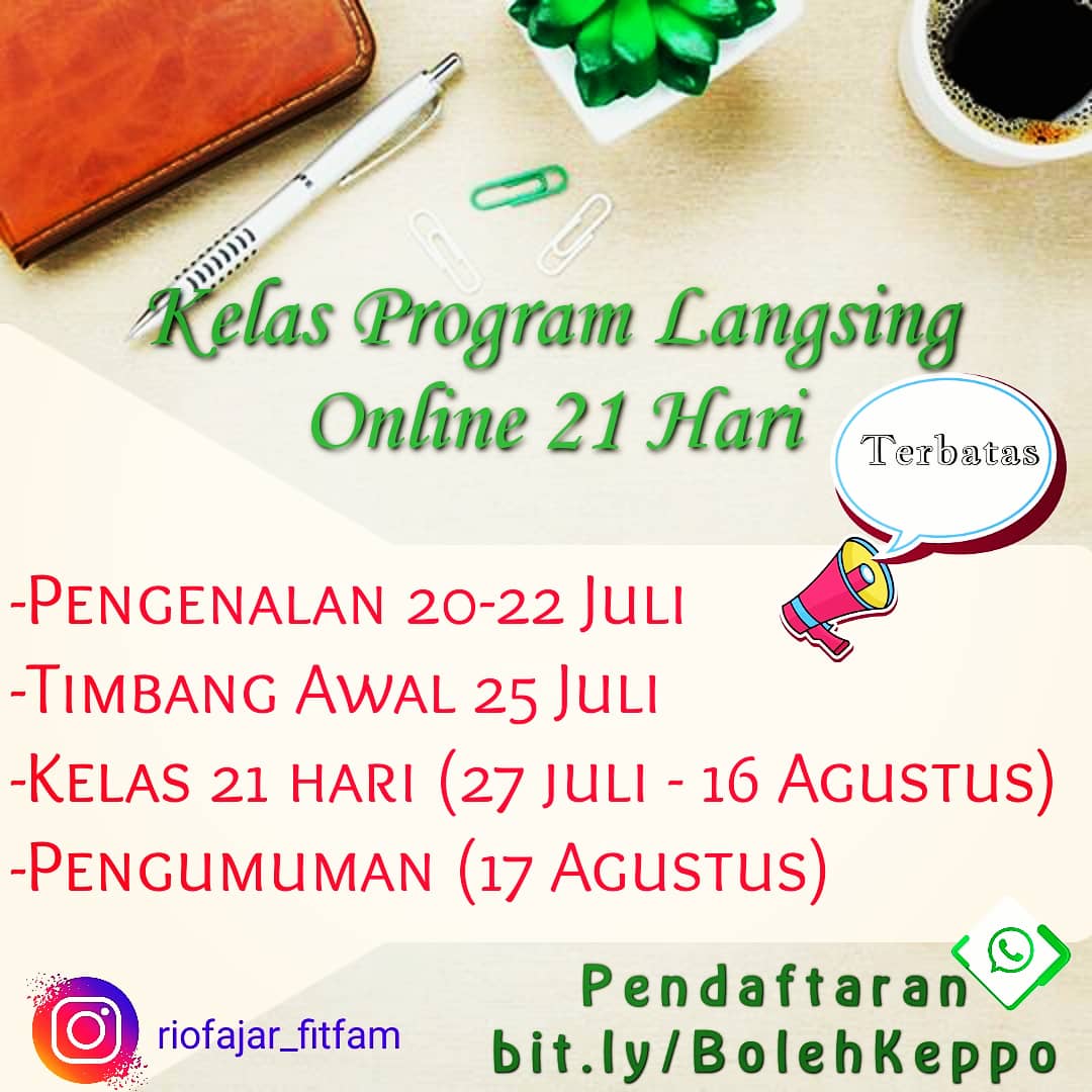 drRioFajar1's tweet image. Ikutan yuk.
Hari terakhir daftar hingga sore ini.

#turunberatbadan
#dietonline 
#programlangsing