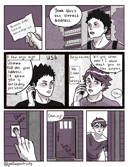 Happy birthday the final boss Oikawa 
Day 6: his favorite kind of surprise

I hope you don't get lost in my story line, in a black frame kind of flashback?

#OikawaDay #OikawaWeek #OikawaWeek2020 #oikawa #Haikyuu 