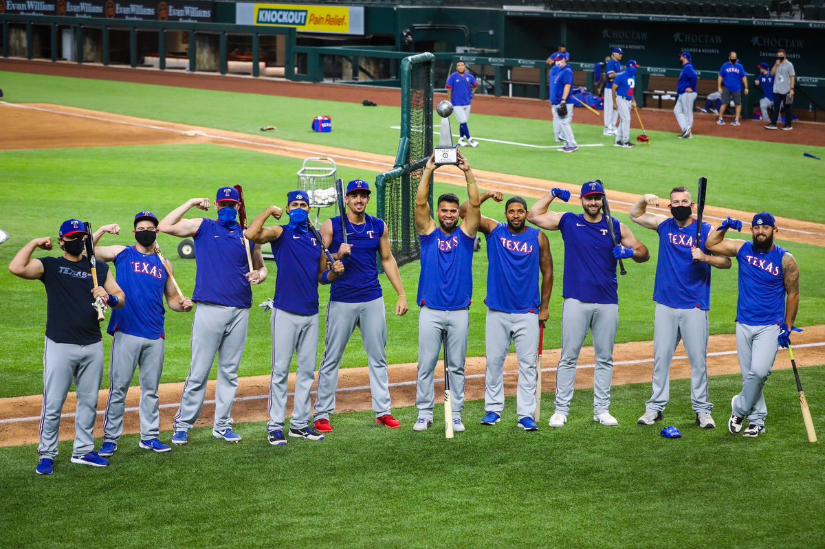 The Champions  #Homerunderby #SummerCamp #MLB <a href="/Rangers/">Texas Rangers</a> 💪💪💪💪💪💪💪💪💪💪🏆
