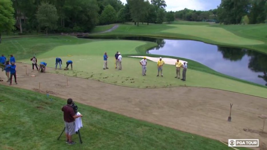 GolfDigest's tweet photo. Muirfield wasted no time in getting to work on renovations. 👀 https://t.co/tD7sHoQA1l
