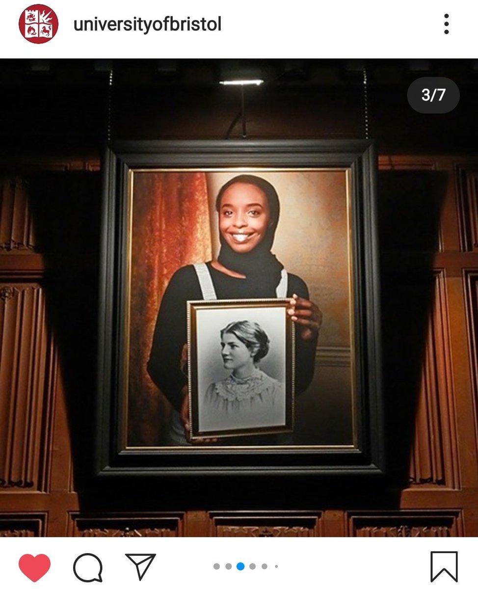 JeSuisAsha's tweet photo. So about a year ago Bristol University decided to change up their 'wall of fame' in wills memorial building which previously only consistent of men btw (mainly ex vice chancellors etc) and added some inspirational women to the mix &amp; I got the wonderful opportunity to be 1 of them https://t.co/E9VO6H7kB9