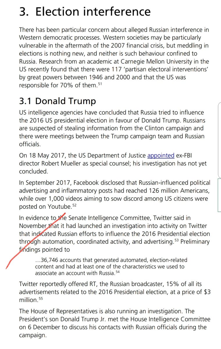 FoolsMultiply's tweet photo. So a #UK #Government enquiry into #Russia found that #Facebook #election Ads in favour of #Trump , constituted an issue of 'meddling'. But ignored the fact #Cummings & #Voteleave orchestrated the same on the #UK electorate! #Brexit #GeneralElection19 #VICS @ElectoralCommUK https://t.co/byGJfEvU7M