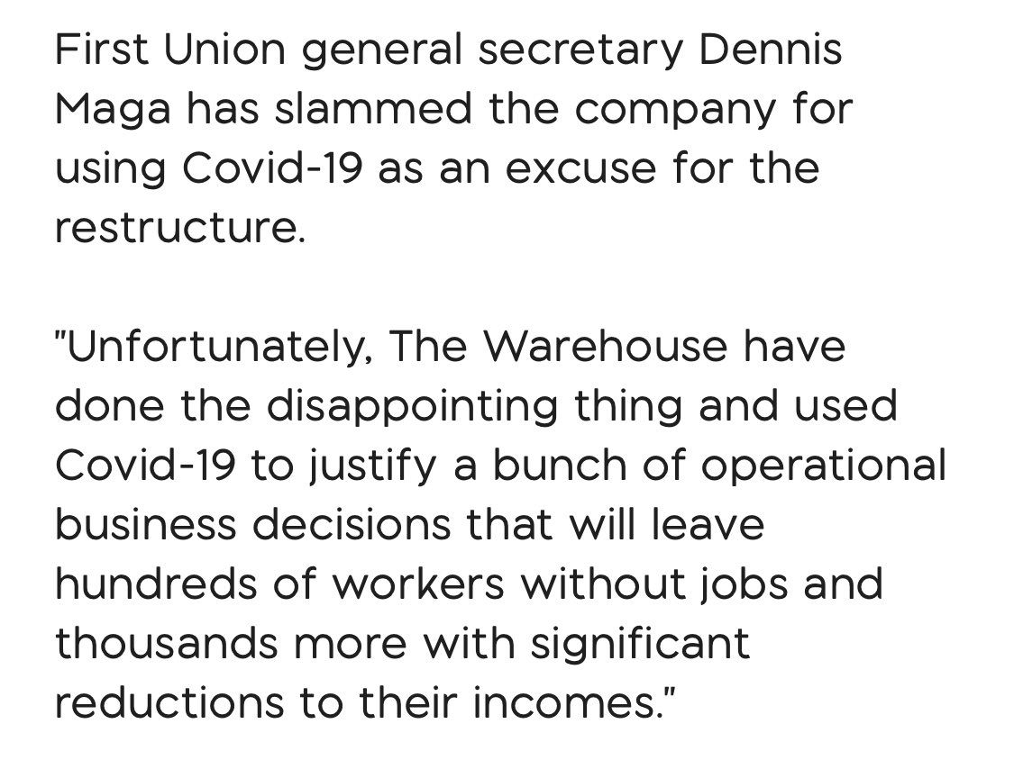 Anyone who thinks #COVID hasn’t impacted #business, #jobs, and #strategy is either deluded, blind or burying their head in the sand!
First Union would serve their members better and with more integrity by being honest, and presenting service and support that adds real value.