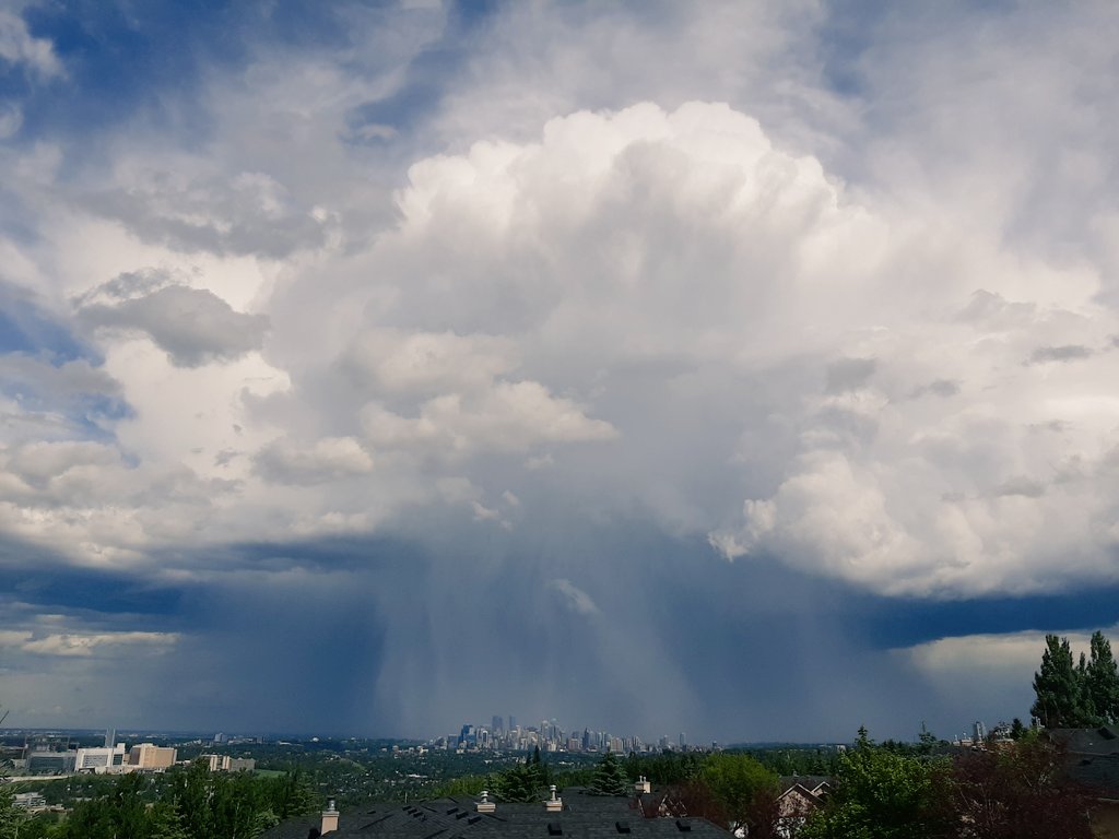 cgystormcat's tweet photo. #yycstorm #yyc #abstorm Hail in downtown Calgary https://t.co/dVxqtsLj6F