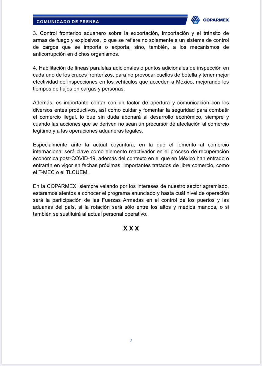gdehoyoswalther's tweet photo. La participación de las fuerzas armadas en acciones ajenas a su naturaleza esencial, debe ser subsidiaria y temporal.  Una democracia madura, con gobiernos civiles, no debe delegar de forma definitiva tareas sustanciales de la economía y la gobernanza, en los cuerpos militares. https://t.co/QfEMYcLpUD