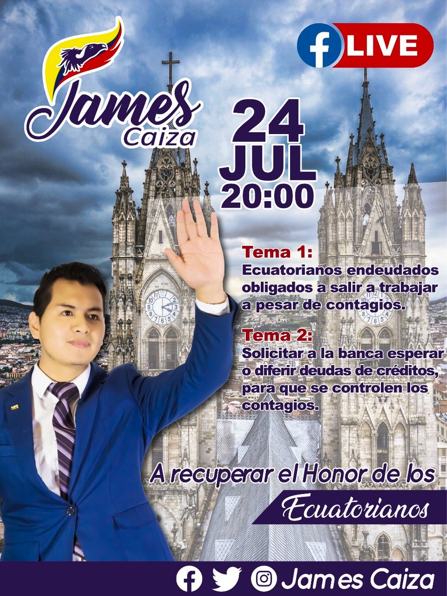 caiza_james's tweet photo. ¿Se puede realizar está gestión? 

Estaremos conectados este 24 de julio, 20:00  PM los esperamos, para juntos aplicar la solución al control de contagios.

#TODOSUNIDOS
#saludpublica
#JAMESCAIZA https://t.co/MWSiHEDSfb
