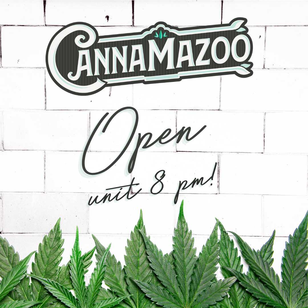 Cannamazoo_420's tweet photo. We are open until 8 pm every night!
.
.
.
#Cannamazoo #Czoo #ProvisioningCenter #Kalamazoo #Medicine #GoodBud #Patients #Michigan #Alternative  #CannabisSociety #Terpenes #CannabisCulture #CannabisMedicine #Trichomes #MadeInMichigan #StickyBud #CBDLlife CBD #Edibles #Medibles https://t.co/6j4u1CqEll