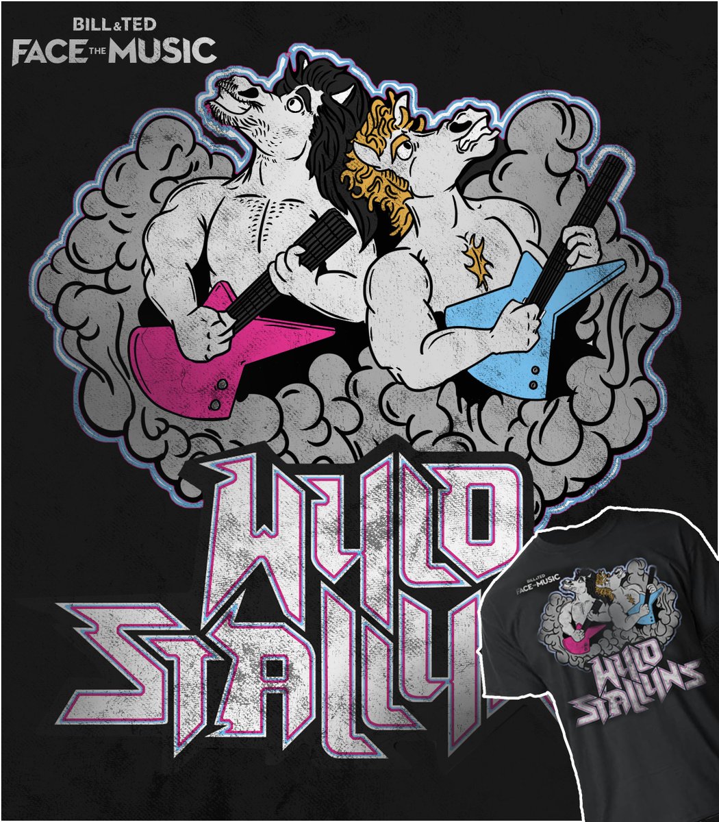 In4theaction's tweet photo. Think if you came across this as an old concert tee @BillandTed3 #FaceTheMusic #BillandTed3 #BillAndTed https://t.co/LMvv117w8L