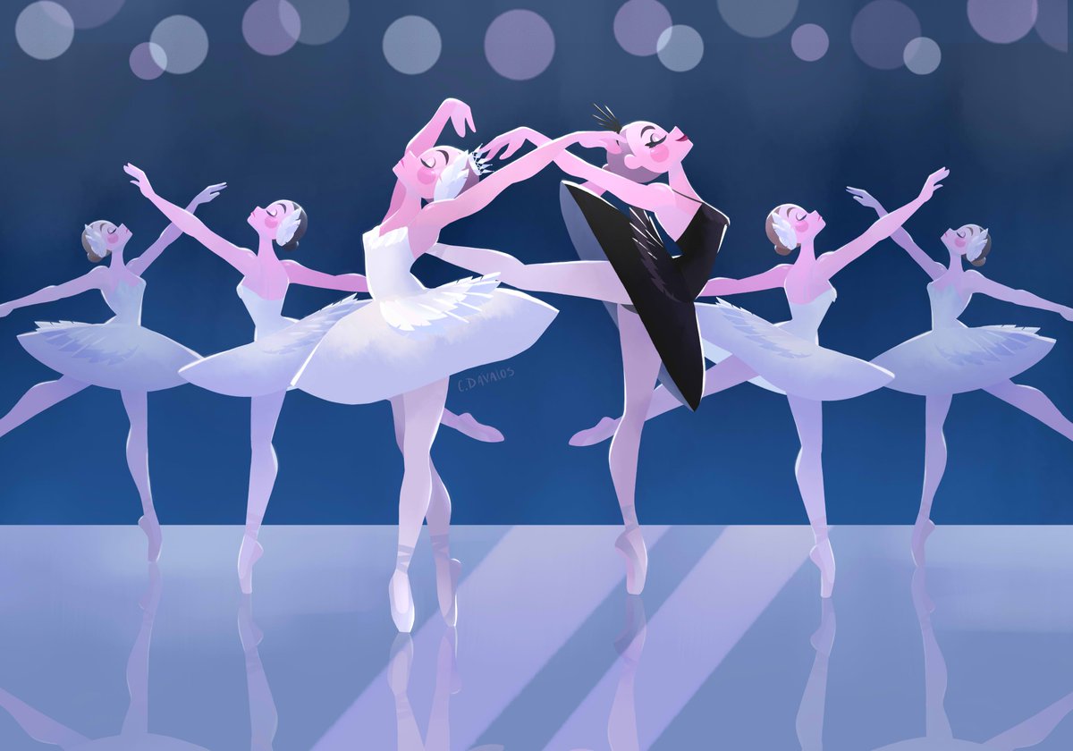 CelesteDonutArt's tweet photo. El lago de los cisnes 🦢
#lagodeloscisnes #swanlake #odette #odile #cisnenegro #cisneblanco #blackswan #whiteswan #cisne #swan #bailarinas #dancers #design #ballet #ballerina #balletdancer #dancer #maledancer #balletclassical #draw #drawing #illustration #digitalpainting https://t.co/utoRVRk4LC