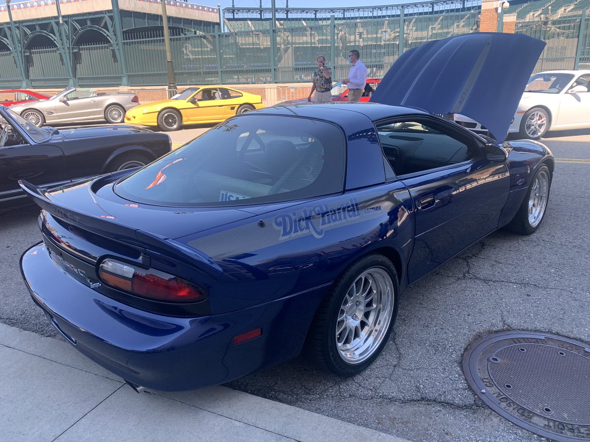 This rare Dick Harrell Camaro was on display at the DAC car show last Friday, if you look close you can see the wider front and back fenders, the engine has also been modified, not sure how much HP these cars made but I sure like the look, I will be watching the market for one