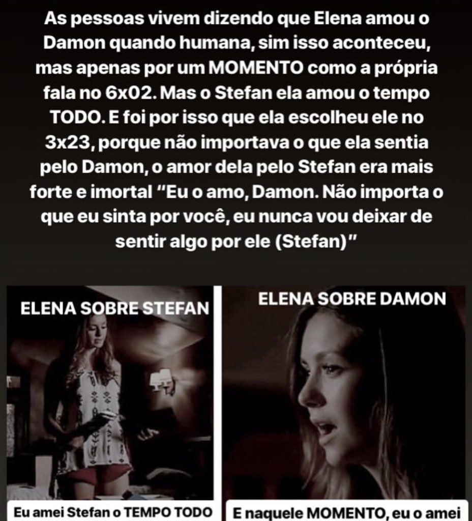 Para quem não entende a ordem e nem - Stelena Epic Love