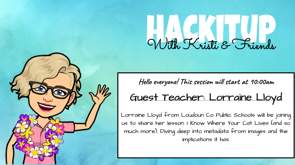 kristi_rice's tweet photo. Tomorrow on #HackItUp with Kristi & Friends. @L_R_Lloyd joins me with an engaging lesson. See yall then. @LCPS_CTE @VaCyberRange @VAACTE @actecareertech #CyberVA #Cybersecurity #Education #GirlsWhoCode #teacherresources https://t.co/rhcUiNQkDE