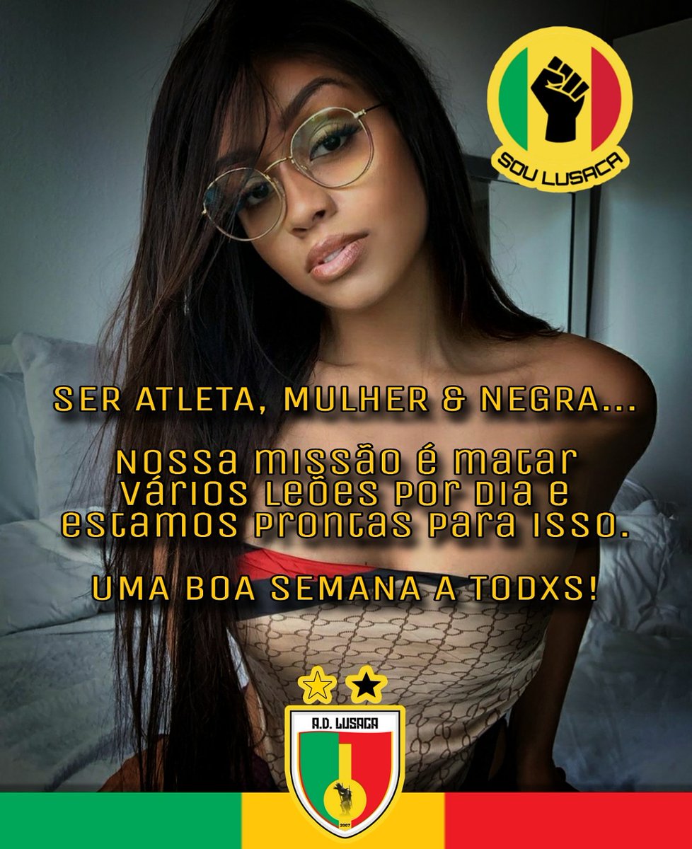 lusacaoficial's tweet image. #LuteComoUmaGarota ✊🏾