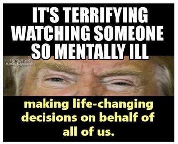 ramsey_steph's tweet photo. @realDonaldTrump The polls are great! You're losing your blithering idiot. 

I guess your going the way of "Fred" and don't even know it. 

#DementiaDon #TrumpVirusCatastrophe 
#FacistPresident 
#BananaRepublicOfAmerica https://t.co/t2HFXEOWWT