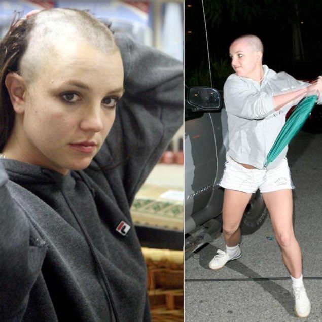 basicbee15's tweet photo. The fact that mainstream media had burned Britney at the stake for her breakdown in 2007, yet not calling out Kanye’s mental health now: 
#FreeBritney #GetKanyeHelp #KanyeWest https://t.co/uUN3bHw2Bp