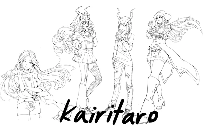 wip of the three commissions I am working on 
#art #lineart #digitalart #ArtistOnTwitter 