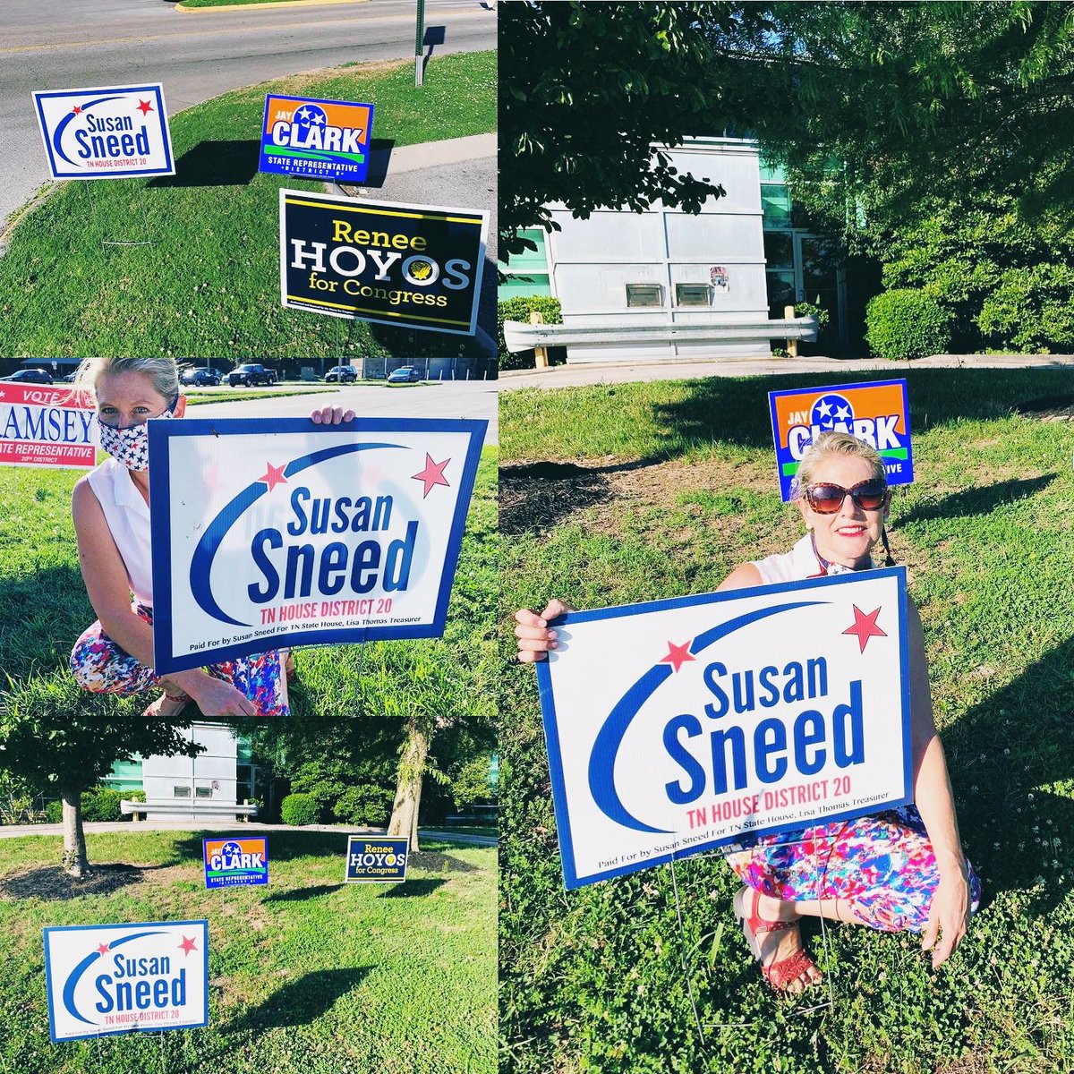 VoteSusanSneed's tweet photo. It’s time y’all. Contact me for signs. Be safe!Absentee vote! #localpoliticsmatter #Together4TN https://t.co/ikZ0XeMSkp