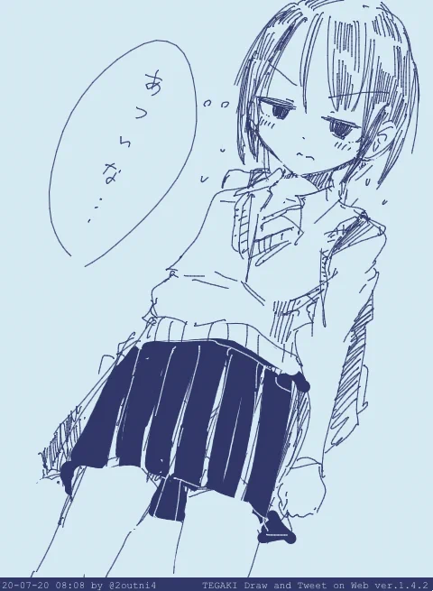 今日も1日 #tegaki_dt 