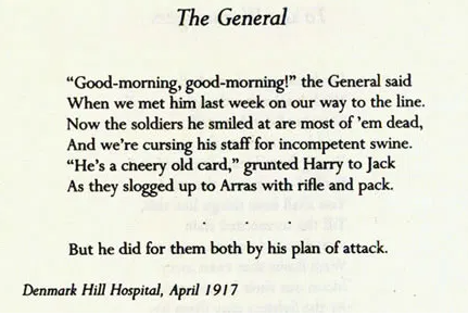 Some side info to Arras:Poet Edward Thomas was killed by shellfire the day after the attack.Composer Ernest Moeran was badly wounded later in the battle.Siegried Sassoon wrote a poem called the General set on the eve of Battle.