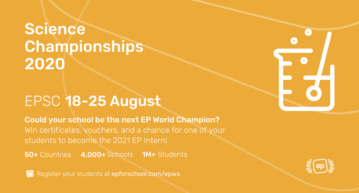 hollis_k_'s tweet photo. THE @epforlearning SCIENCE WORLD CHAMPIONSHIPS ARE COMING!!
Register your students now - https://t.co/iY3CEuGtTh
#aussieED #edchatnz #epforlearning #epws #epscience https://t.co/jd4qAtq1pO