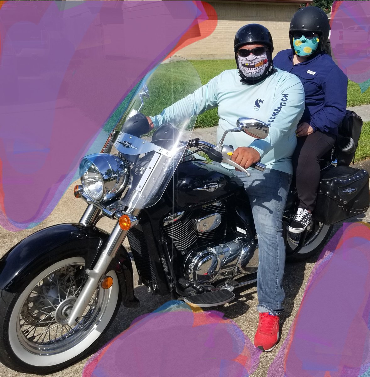 houAlv's tweet photo. #sundayfunday #backroads #letsride #pineapplefacemask https://t.co/Z9Foe6jdaJ
