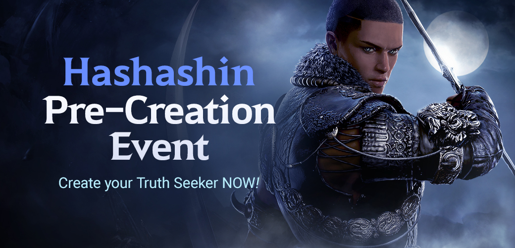 PlayBlackDesert's tweet photo. Greetings Adventurers! We would like to clarify, that in order to receive rewards by linking your account to the website, you must first pre-create a Hashashin. Thanks for reading, and happy travels!

Full Information >> https://t.co/lW2QLNy3o0 https://t.co/Bk2iQ9qHLG
