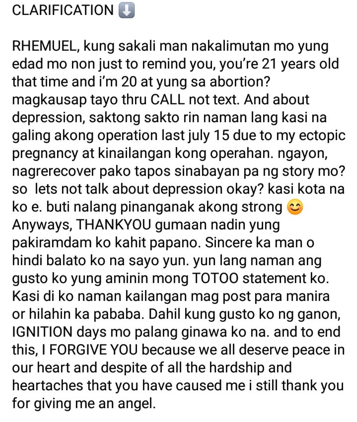 Diana_maeee's tweet photo. THANK YOU LORD❤☝KASI NAGING OKAY NA PO SILA!❤KAHIT PAPAANO GUMAAN NA YUNG LOOB NAMIN AT NI DADE RHEMZ SANA MABASA MO YAN DAD!❤ @DJLOONYO2  MISS AIKA THANK YOU DIN PO!❤ I salute you for being an amazing woman and a mother!! You all deserve peace in life!!

GOD IS GOOD!❤☝ https://t.co/V559nQbm7x
