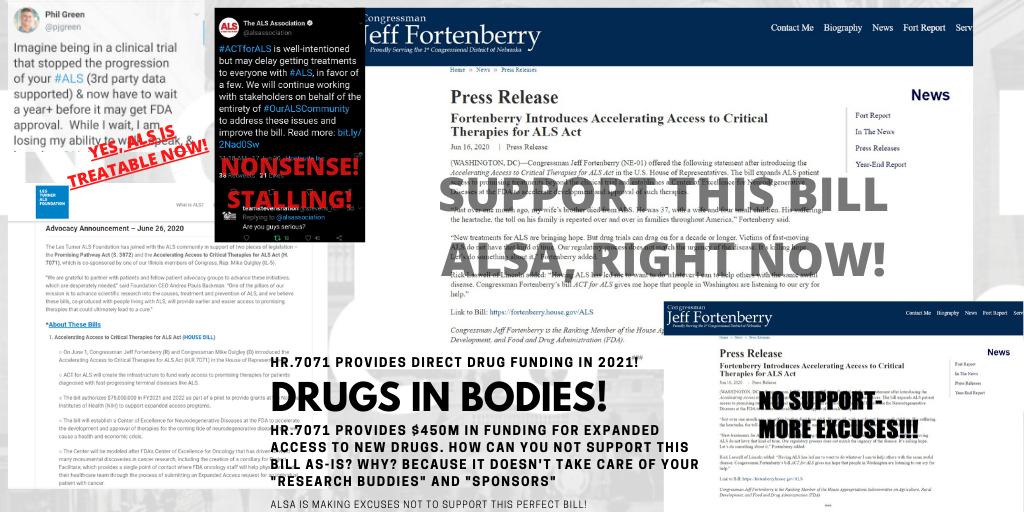als_now's tweet photo. #ALS patients, call your LOCAL ALSA chapter and demand their support on HR.7071 and PPA. Otherwise, stop giving money! Why? These bills might literally SAVE YOUR LIFE in 2021! @alsassociation @alsagoldenwest @ALSAlabama #iamalsorg @ALSANorthernOH @ALSFlorida @alsncchapter @ALSAMA https://t.co/wicwh8PuZv