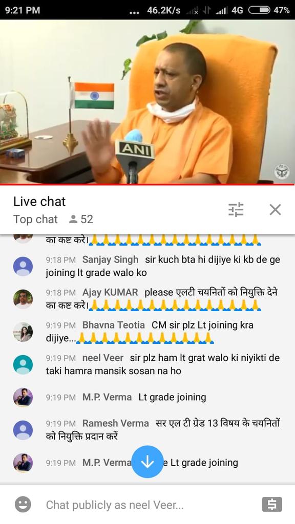 Ravindra_10768's tweet photo. #एलटी_चयनित_शिक्षक_नियुक्ति
 @myogiadityanath
 @drdineshbjp
 @CMOfficeUP 
CM Sir,
Complete the verification of LT selected candidates after giving them appointment and credit their salary after the completion of verification. https://t.co/v26HdnwNN5