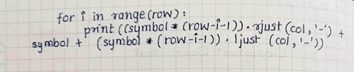 Nickruti28's tweet photo. #Day6 of #100DaysOfCode 
Solved 1 problem on #Hackerrank - 'Designer Door Mat'
Secondly, learnt something about how can we make logic for #AI under #CS50AI lecture 1 Knowledge. https://t.co/lKOXm91KSQ