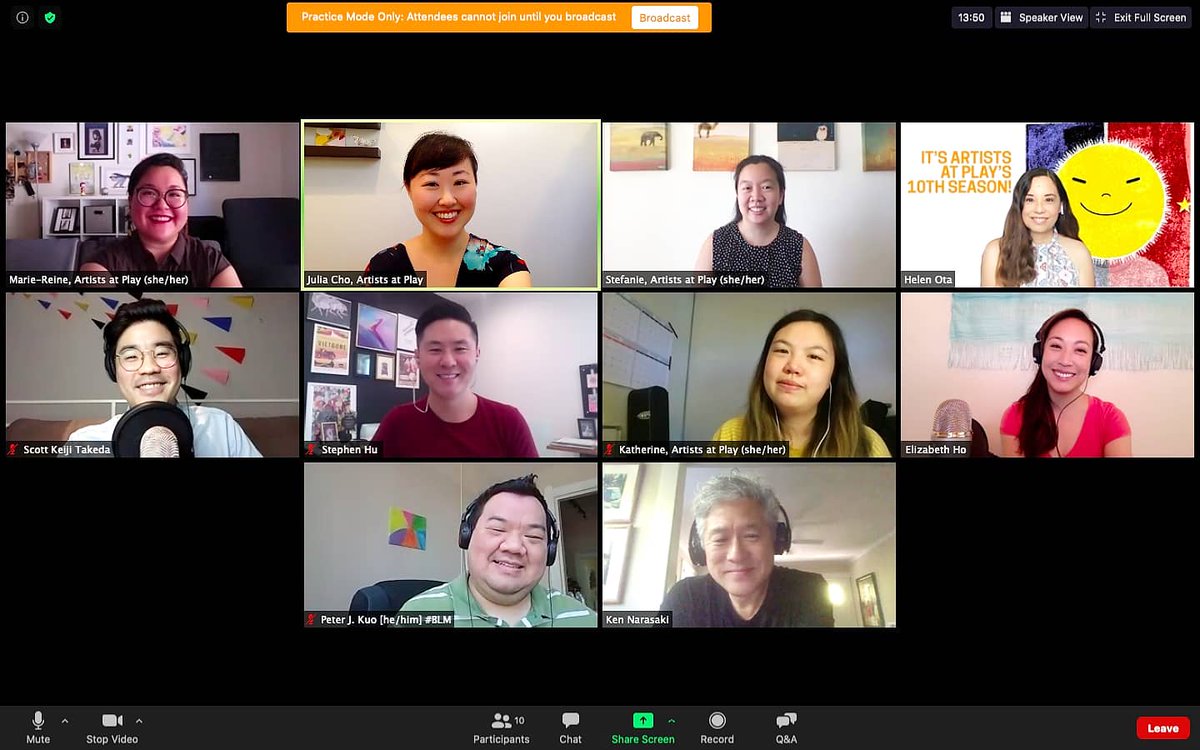 AAPlay's tweet photo. Many thanks to everyone who joined Artists at Play for our CHING CHONG CHINAMAN cast reunion, in celebration of #AAPSeason10.
We had such fun reminiscing about our time working together on @laurendyee's play back in 2011, which also marked Artists at Play's debut. #LAthtr #AAPCCC https://t.co/tQFYwIuKhr