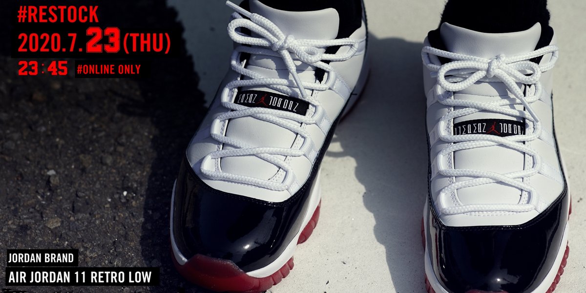 𝗦𝗡𝗘𝗔𝗞𝗘𝗥𝗛𝗔𝗖𝗞 スニーカーハック リストック情報 Nike Air Jordan 11 Low White Bred T Co Gs24drdjrm White University Red Black True Red Av2187 160 ビリーズ オンライン 7月23日23時45分リストック T Co Lu8faxiarh