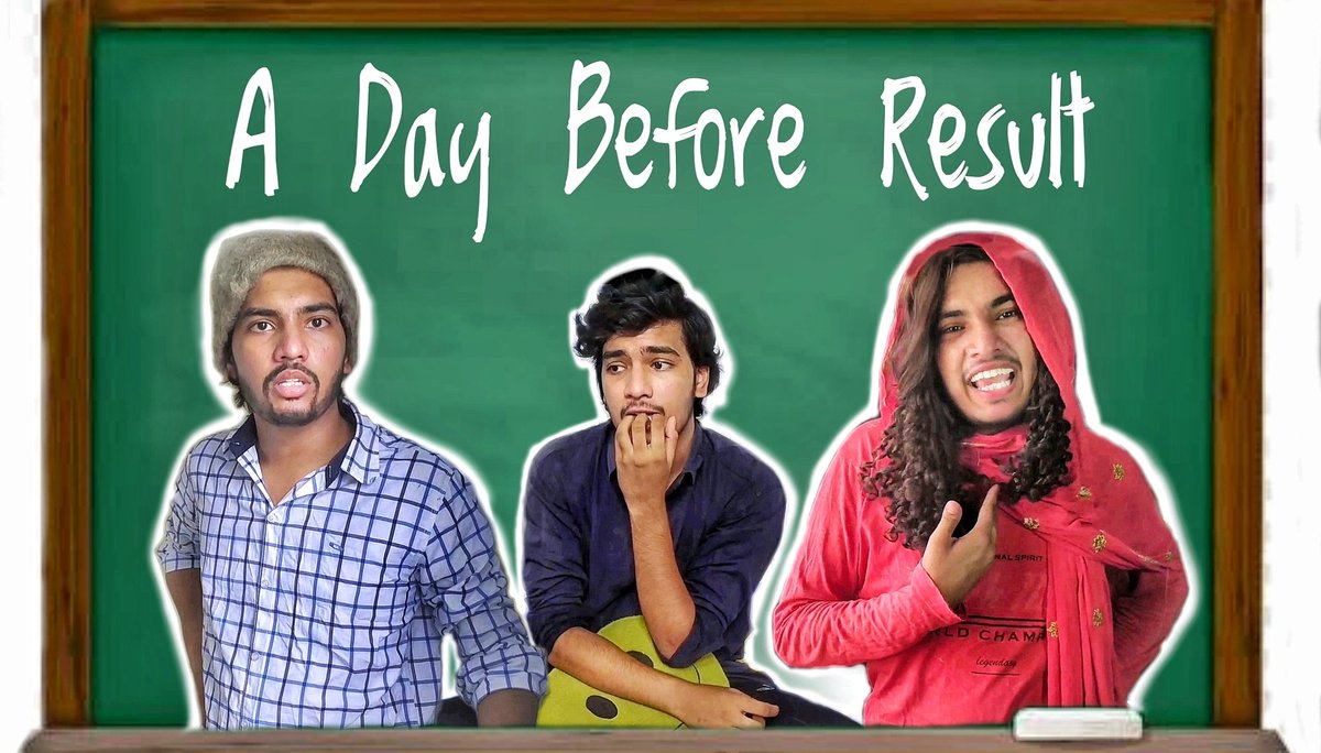 TheReacreationR's tweet photo. https://t.co/yMLmxYLO2T 
Hey guys we are back with our version of a day before exam!!! 
I hope sb k result acha raha hoga and kudhka best raha hoga.

So without any further do.... Like, share and subscribe🙌
Keep hustling!!! Stay recursive😃

- Sahil n team TRR https://t.co/TyuVZ78AsM