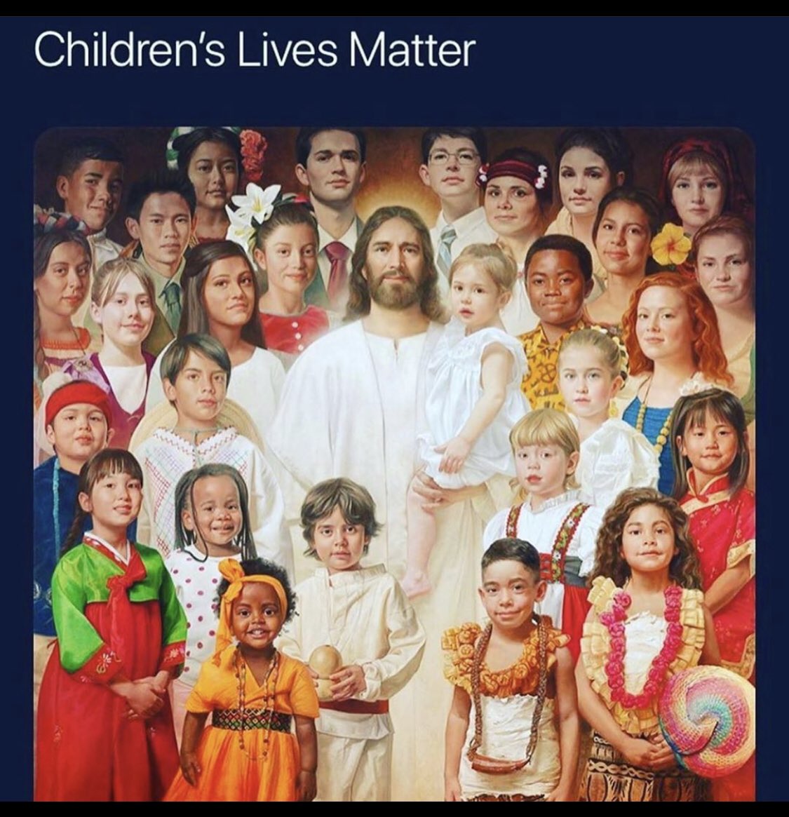 spicygingersnap's tweet photo. Yes they do. Red and yellow, black and white, they are precious in His Sight, He loves the little children of the WORLD!  🙏🏼 #WakeUp #RiseUp #HeDidIndeedExist #HeStillDoes #HeWalksWithYou #WeAreOne #TheGreatAwakeningWorldwide #SaveTheChildren #Q ⭐️⭐️⭐️ #ChristIsWithIn https://t.co/hsuzRaTeTd