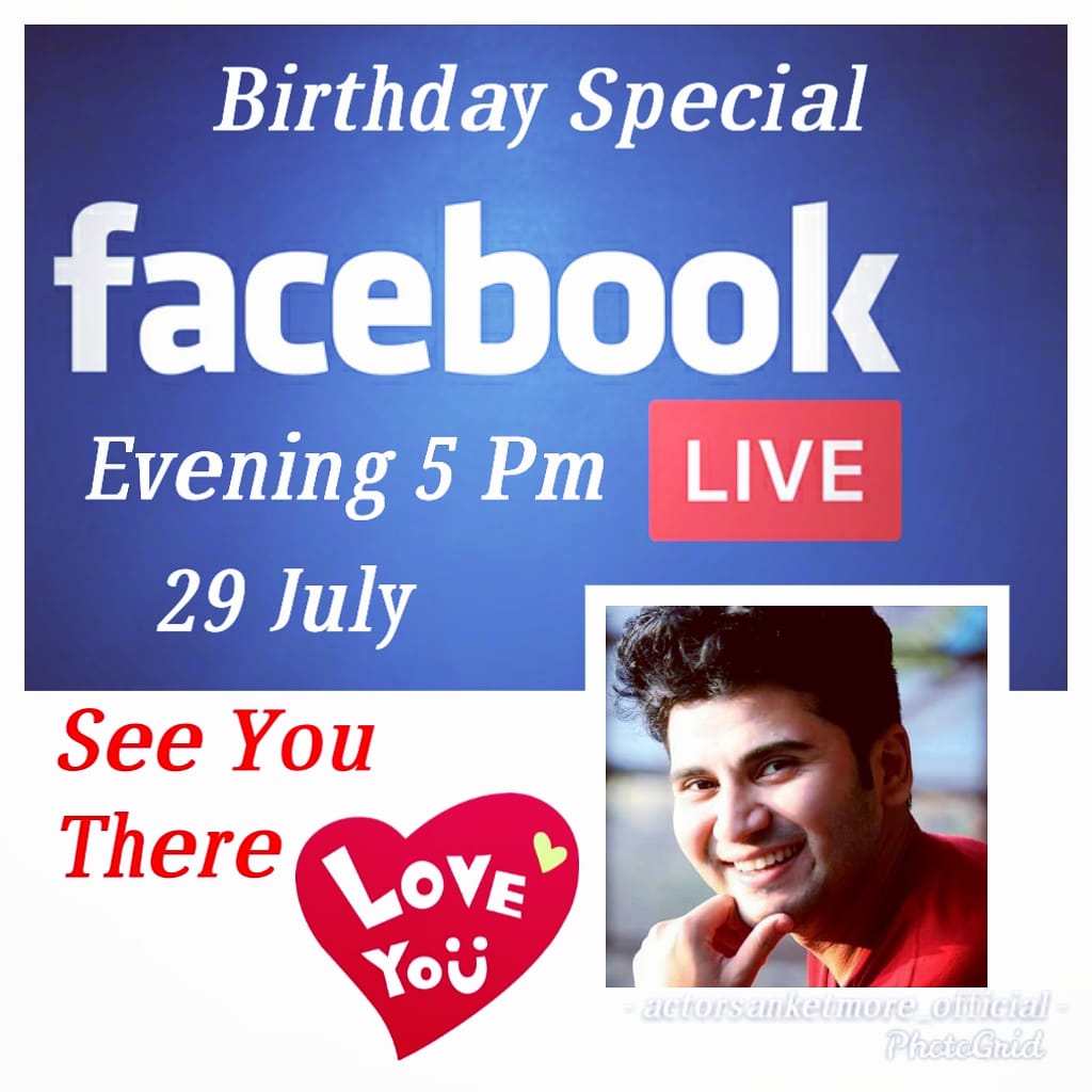 actorsanketmore's tweet photo. Hii माझ्या वाढदिवसा निमित्त येतोय तुमच्या सोबत गप्पा मारायला..Facebook Live 29 July Evening 5 Pm...
See You There 👇😍❤🤘
https://t.co/SoXUbWL2Qs https://t.co/eYbK3z3j7U