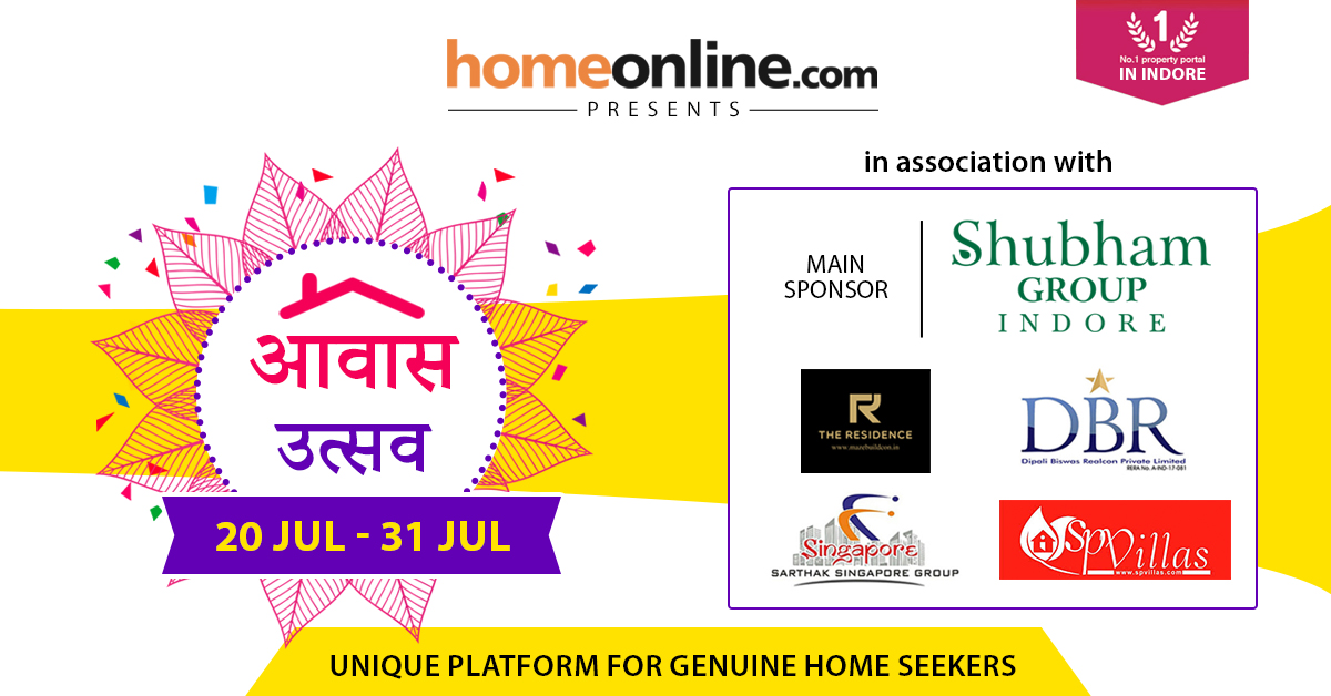 _homeonline's tweet photo. Limited Period Offers on Properties in #Indore at Homeonlines' Aawas Utsav. Visit https://t.co/dKW4CnuedS to avail best deals from Top #Builders.
#aawasutsav #homeonline #propertydeals #propertyoffers #discount #deals #flats #bungalows #villa #house https://t.co/hxlLdUgVOj