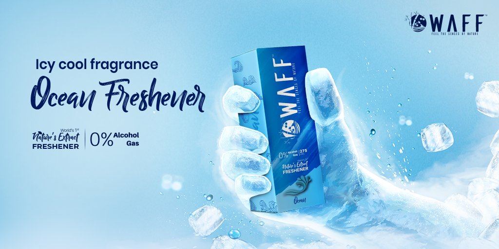 WaffProducts's tweet photo. Breathe in the gently swirling #ocean waves that bring purity and #freshness to a day at the beach. Waff #OceanFreshener is a delightfully fresh, light, and airy scent perfect for your home.

👉 https://t.co/E3pipsiCKK https://t.co/AMg97H7htF