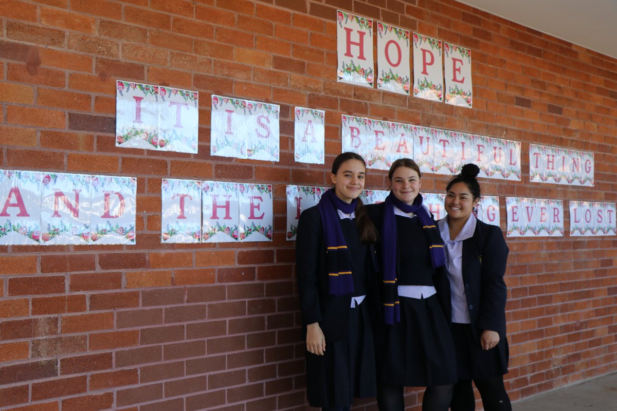 BCAshfield's tweet photo. Walk of hope... inspiration for Term 3 #hope #inspiration #workingtogether #teameffort #neverloosehope #HopeIsFaith #nevergiveup @SydCathSchools https://t.co/LGIIDXB5fR