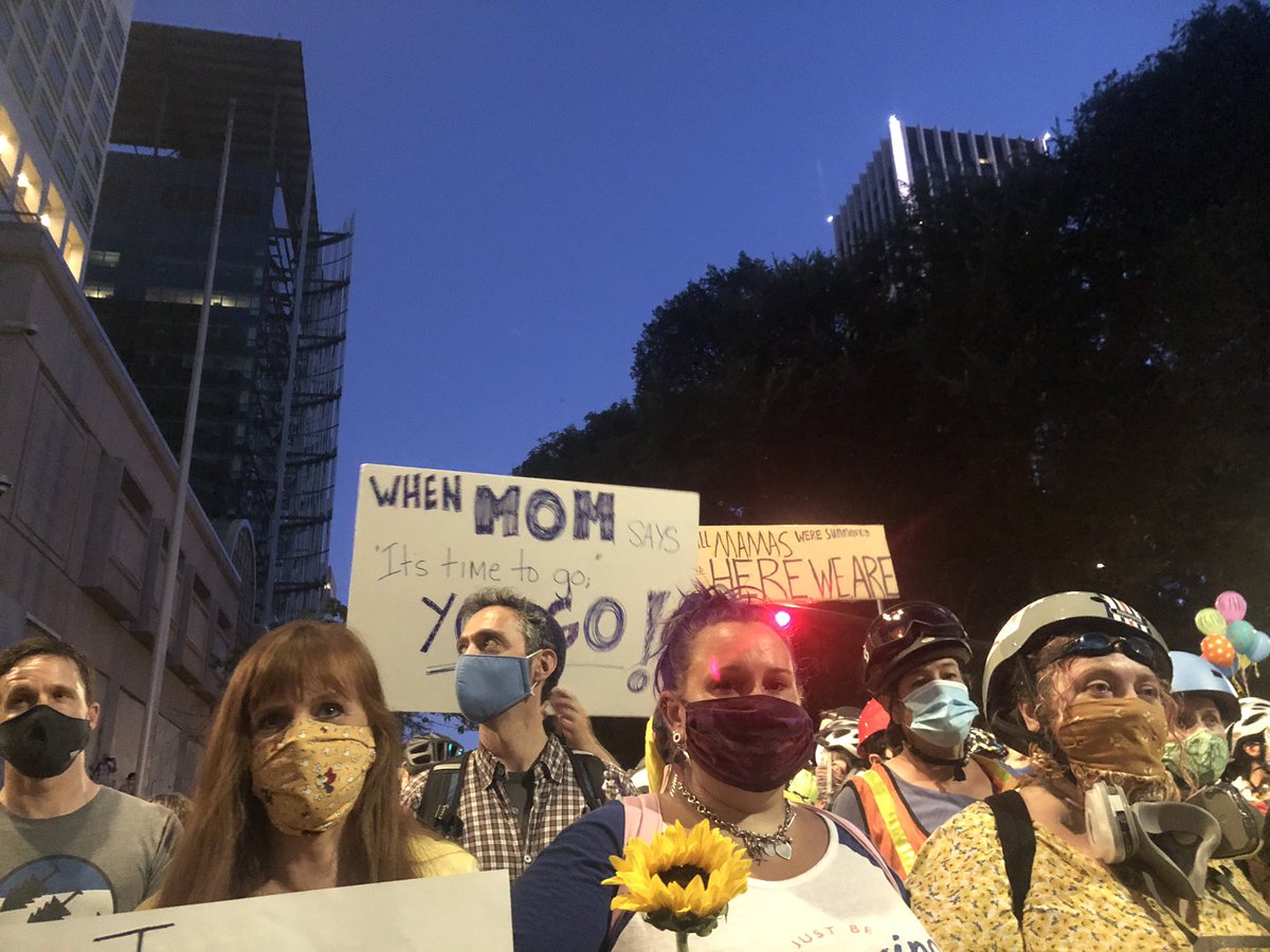 The scolding and disappointment dripping off the signs here is something only Mom’s can pull off.  #MomsAreHere  #blacklivesmatter      #protest  #pdx  #portland  #oregon  #blm  #acab  #PortlandProtest  #PDXprotest  #PortlandPolice