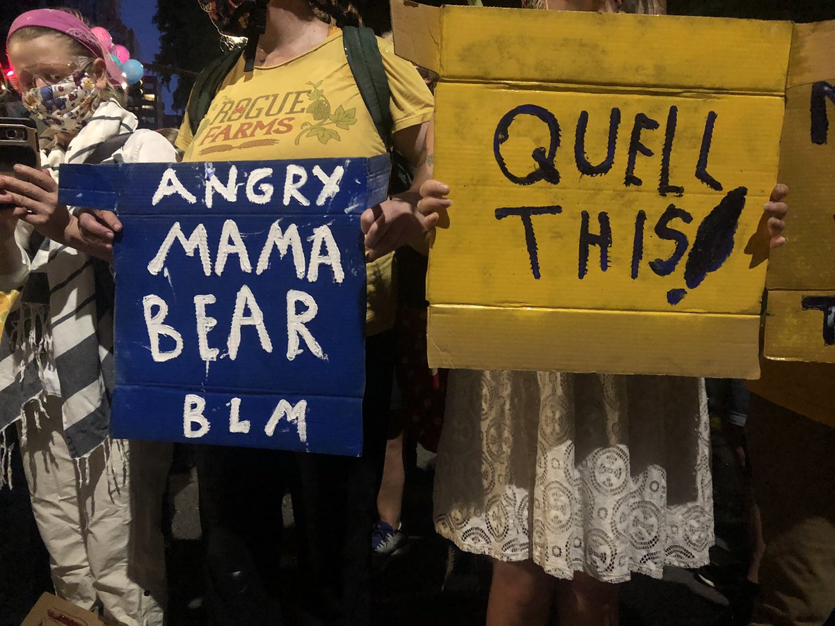 The scolding and disappointment dripping off the signs here is something only Mom’s can pull off.  #MomsAreHere  #blacklivesmatter      #protest  #pdx  #portland  #oregon  #blm  #acab  #PortlandProtest  #PDXprotest  #PortlandPolice