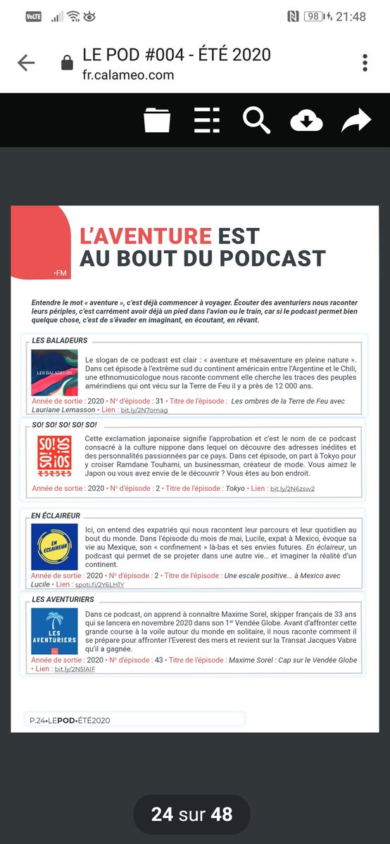 #Vacances |
Les #podcasts aventure pour votre été dans @Lepod_fr.