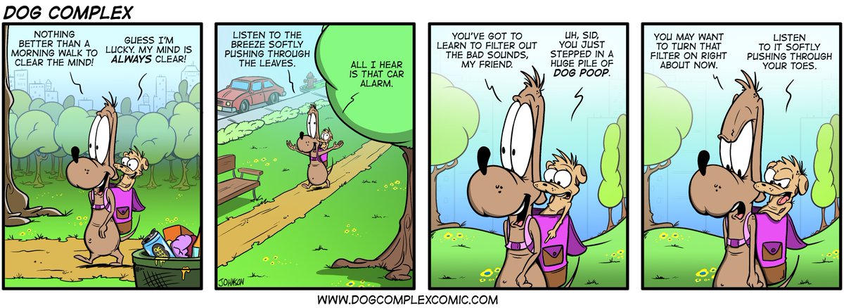 dogcomplexcomic's tweet image. Have a great week and watch out for land mines!

#webcomics #comicstrips #dogcomplex #poophumor #dogpoop