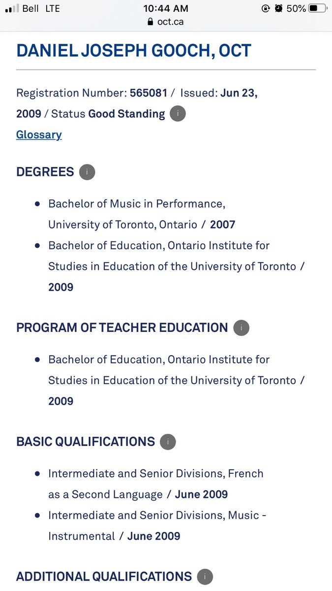 SHARE!Here is where to submit a formal complaint for  #MrGooch. The Ontario College of Teachers  @OCT_OEEO issues teachers license in ON. Submit a formal complaint here: http://oct.ca/public/complai …End this BS in our schools! OCT#565081